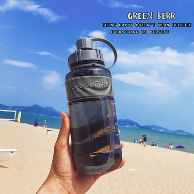 Extra Large Capacity Cup With Straw Fitness Sports Water Bottle Fitness Big Bottles