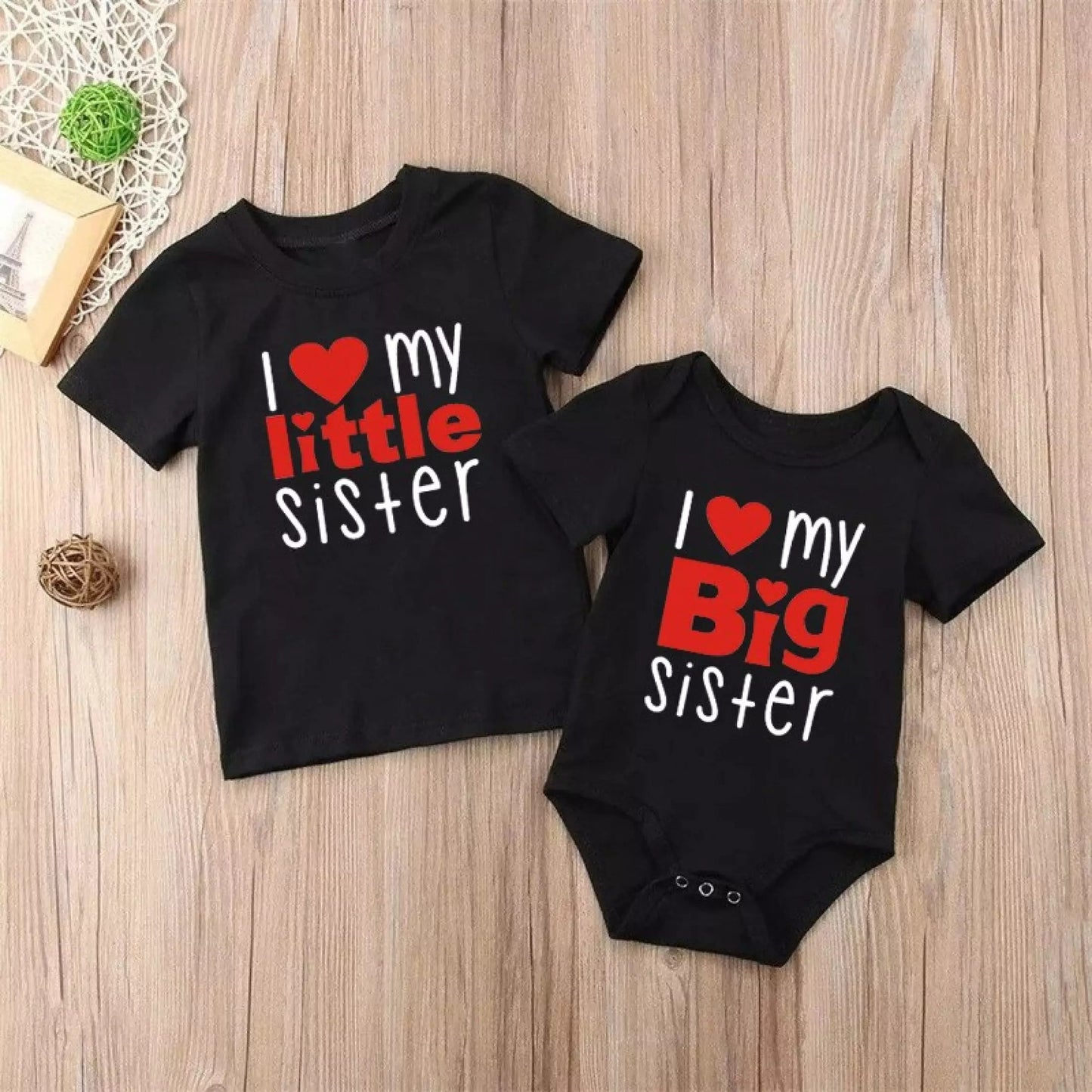 I Love My Big Sister Matching Shirts