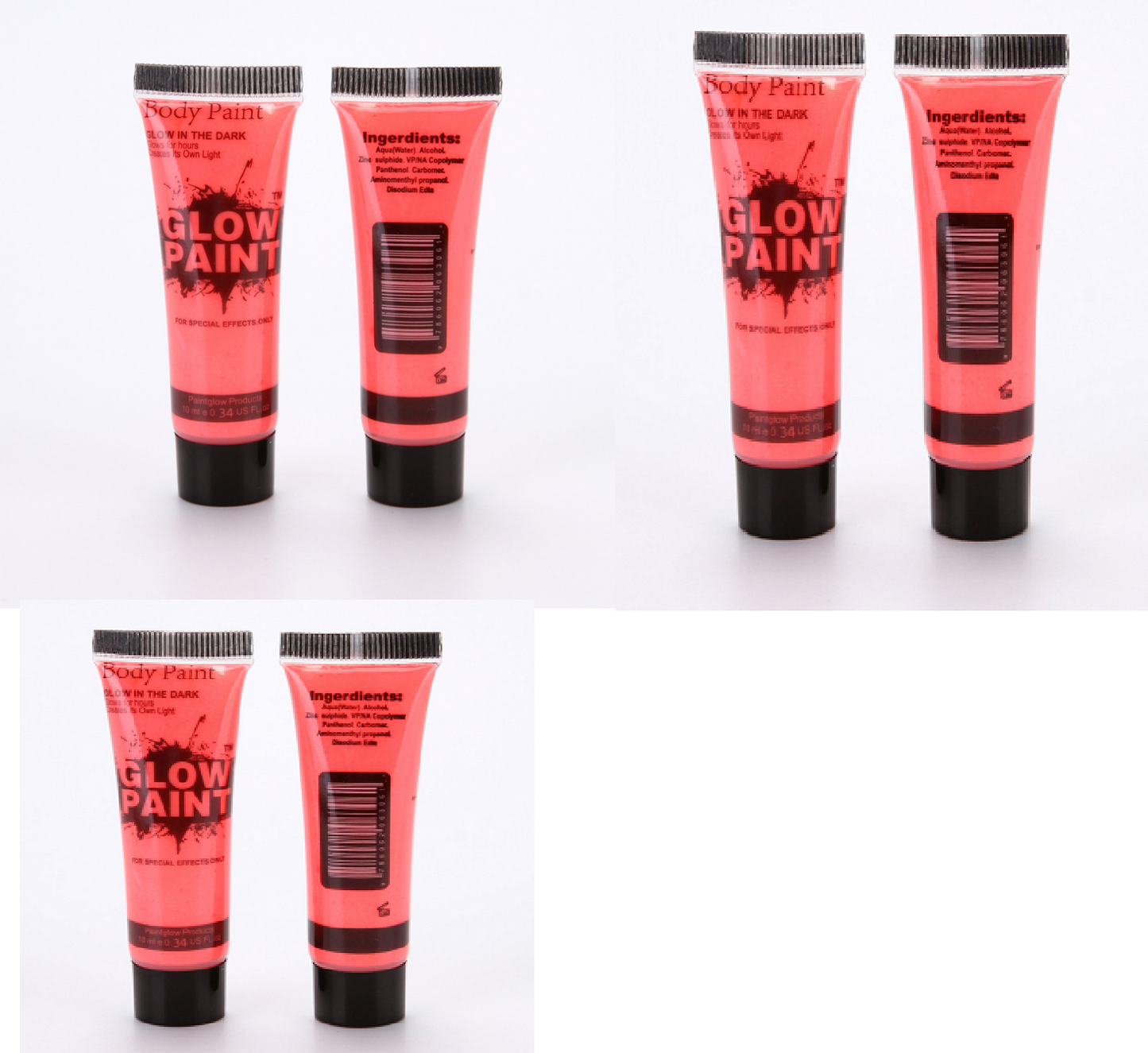 Environmentally friendly non-toxic body paint