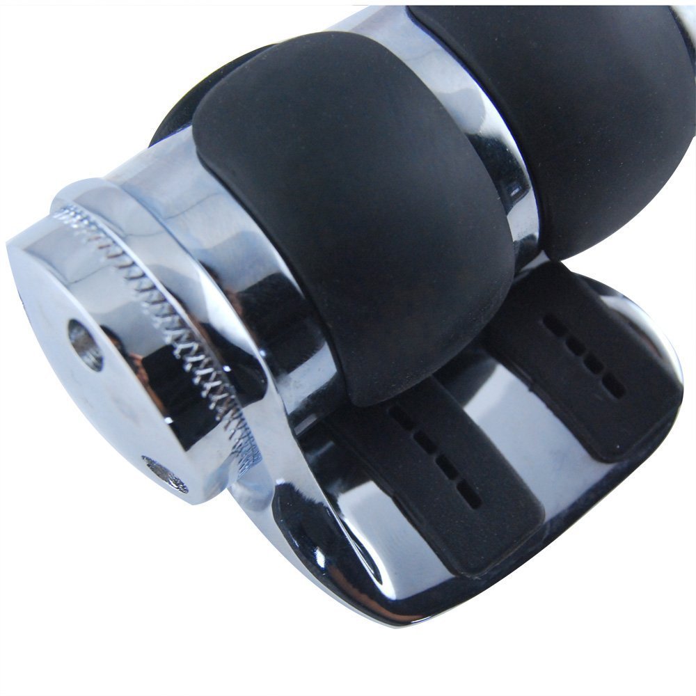 Metal handle grip with labor-saving cruise button