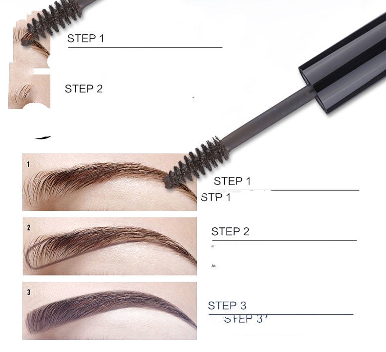 Waterproof And Non-Marking Eyebrow Cream, Easy To Color, Natural Brown, Nude Makeup, Three-Dimensional, Natural Anti-Smudge, Lazy