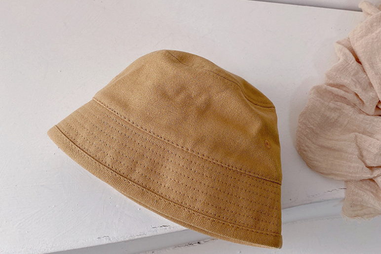 South Korea'S Same Style Baby Boys And Girls Spring And Autumn Vintage Fisherman Hat 1-3 Year Old Visor Hat