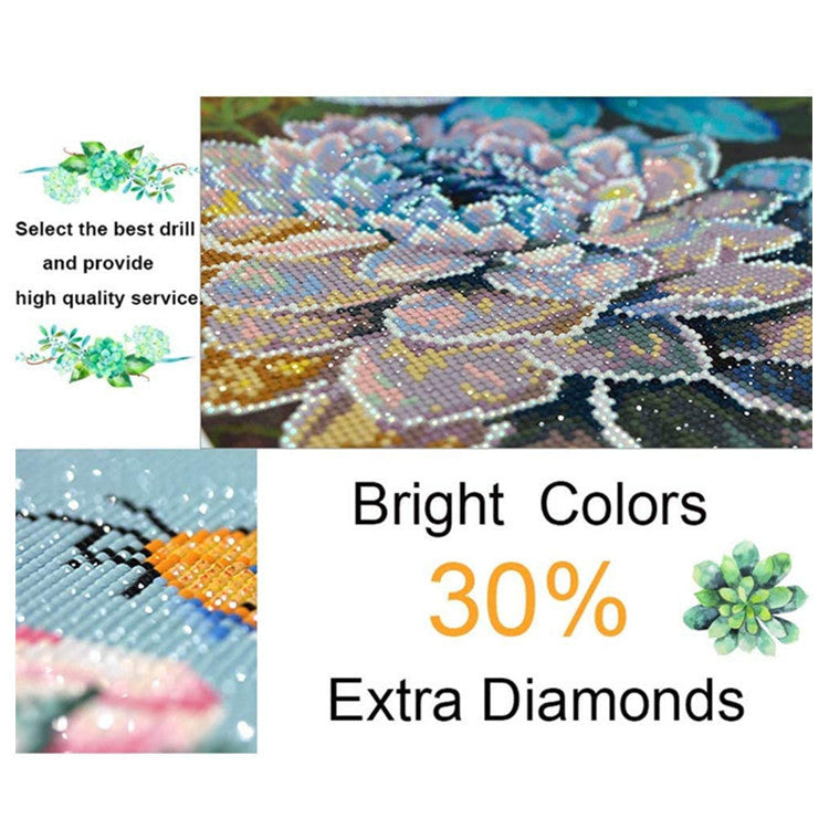 New Cat Puppy Flower DIY Diamond Painting 5D Full Diamond Cross Stitch Sticker Diamond Painting