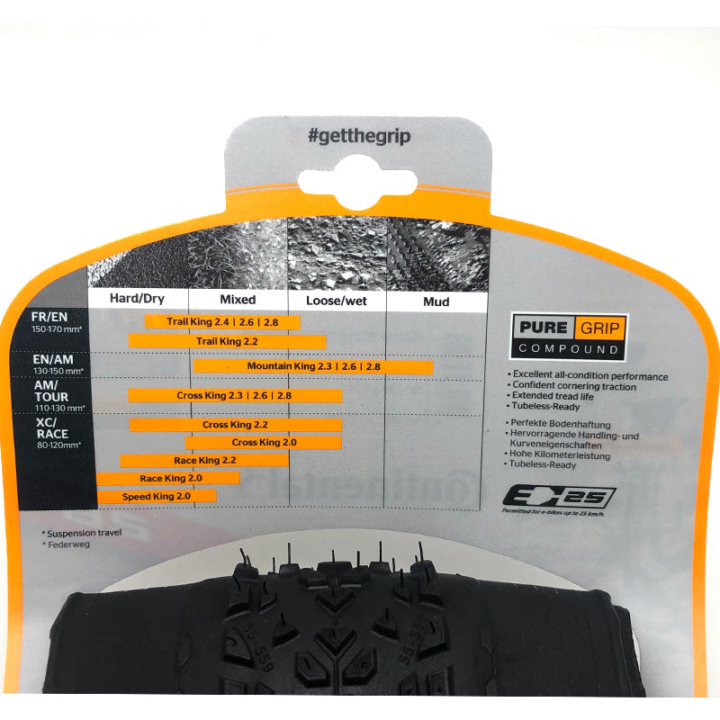 Race King 26 27.5 29 Mountain Bike Folding Tire Yellow Label