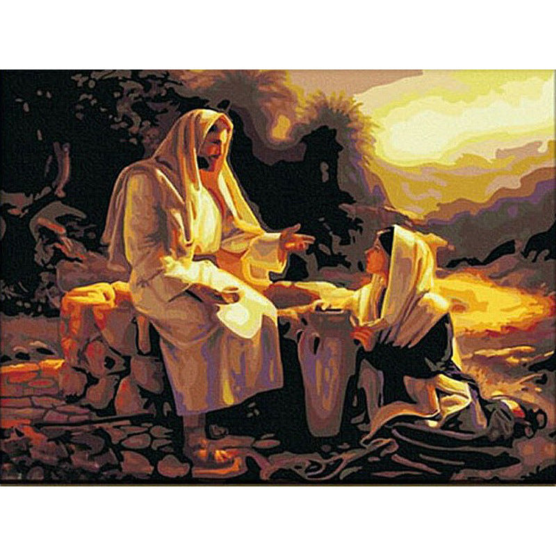 Digital Oil Painting Wholesale Frameless Wedding Amazon Wish Paint Fba Factory Entrance