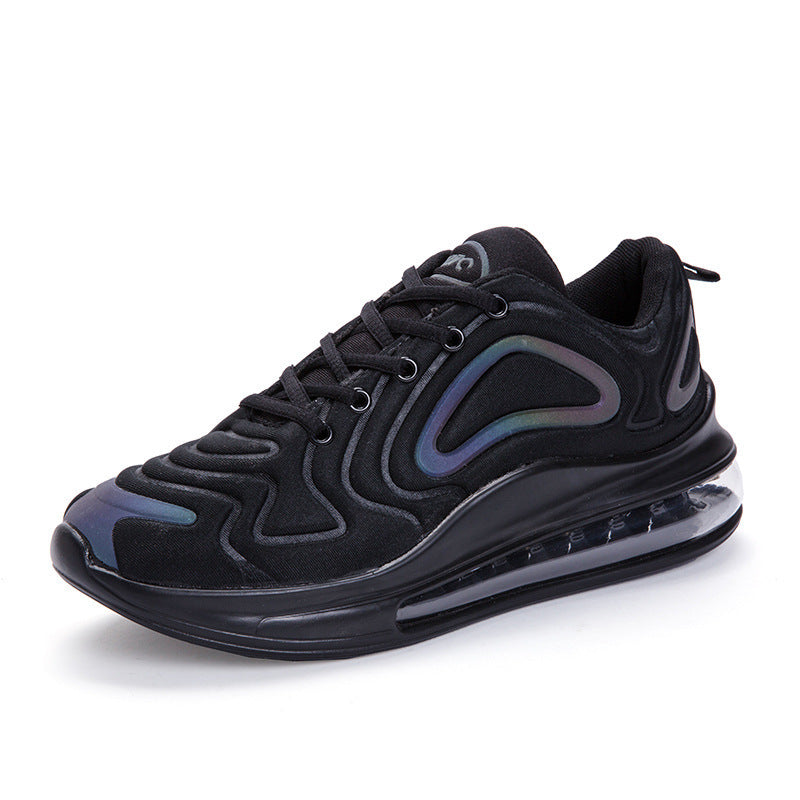New Couple Sports Shoes, Large Size Full Palm Cushion, Shock Absorption, Breathable, Comfortable Casual Running Men's Shoes