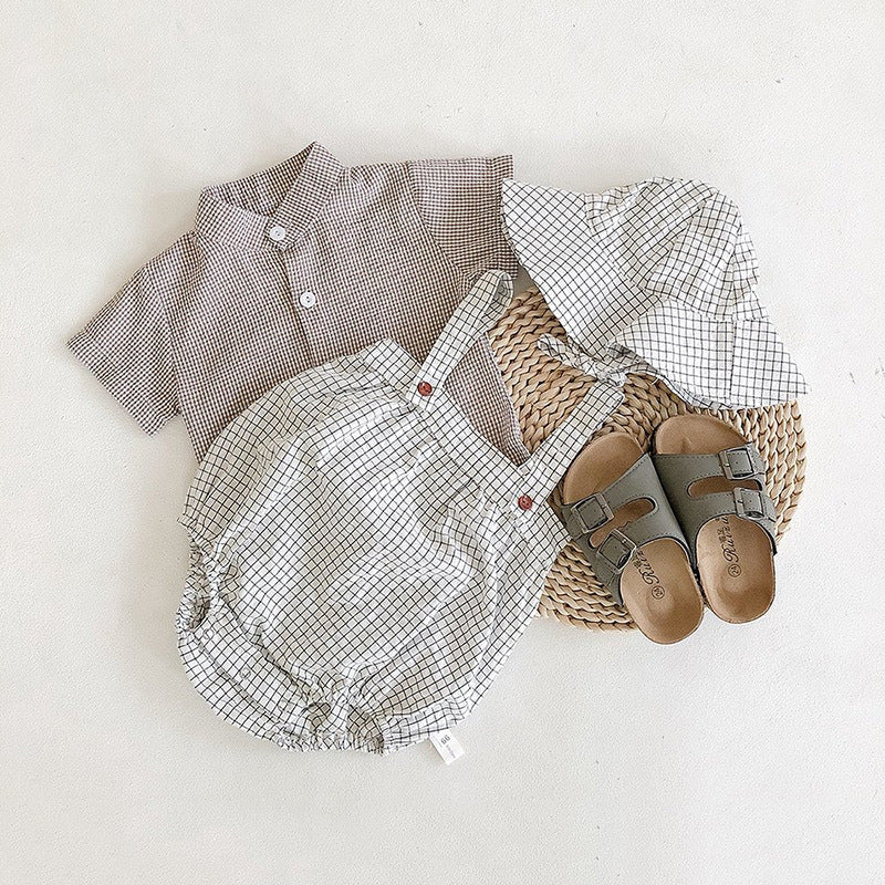 Baby Clothes, Western Style Suspenders Suit, Baby One-piece