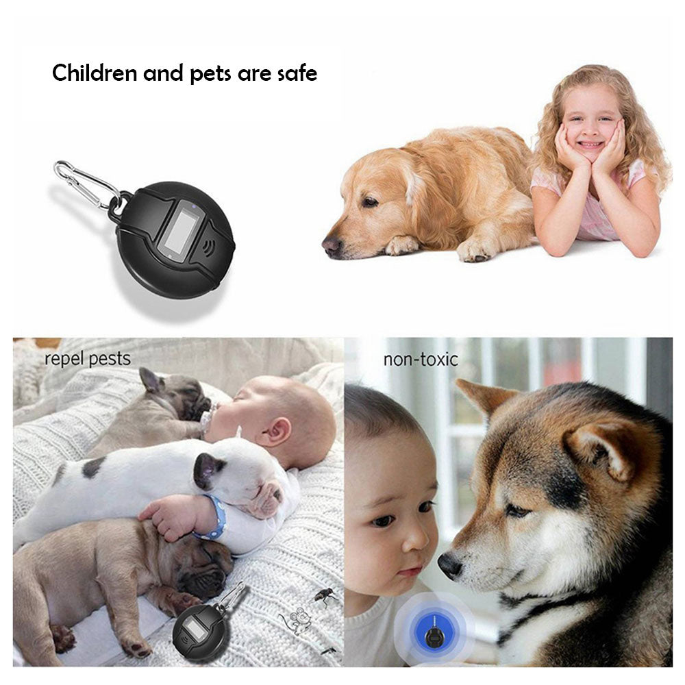 Outdoor portable electronic mosquito propeller hook type solar type pest repeller solar ultrasonic mosquito insect killer