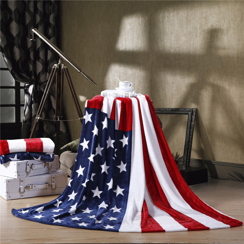 Export flannel British flag blanket