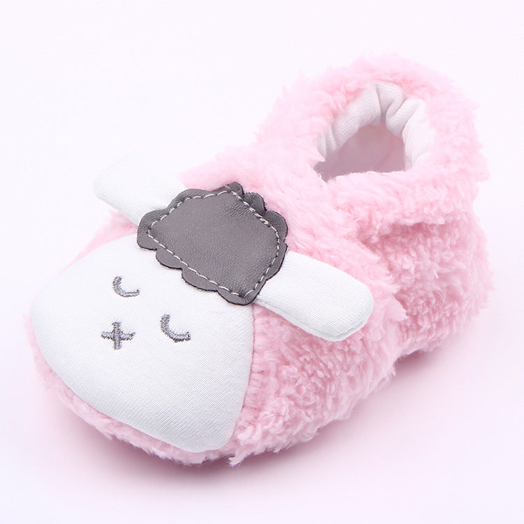 Sales of new autumn and winter coral velvet baby shoes, baby shoes wholesale 0118