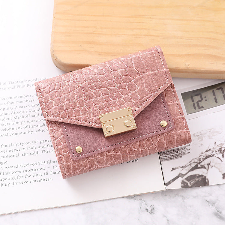 Mori Buckle Small Money Clip Fashion Everything Matching Coin Purse