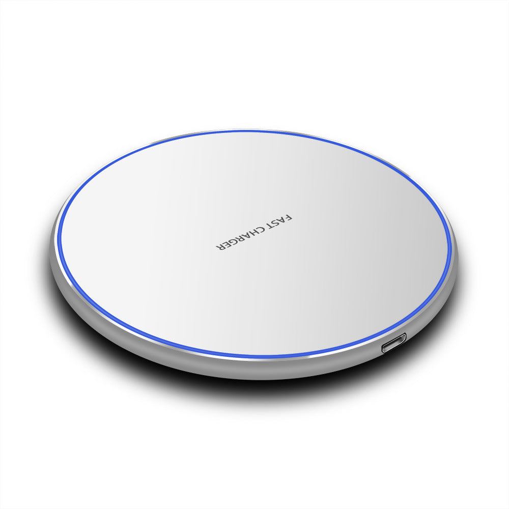 FDGAO/metal QI Wireless Charger 10W Ultra-thin Wireless Charger Suitable For Cross-border QI Mobile Phone Products