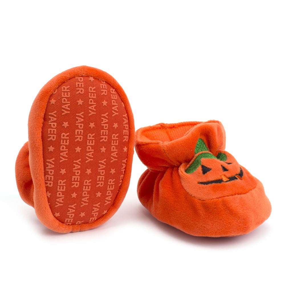 Baby shoes, pumpkin shoes, toddler shoes