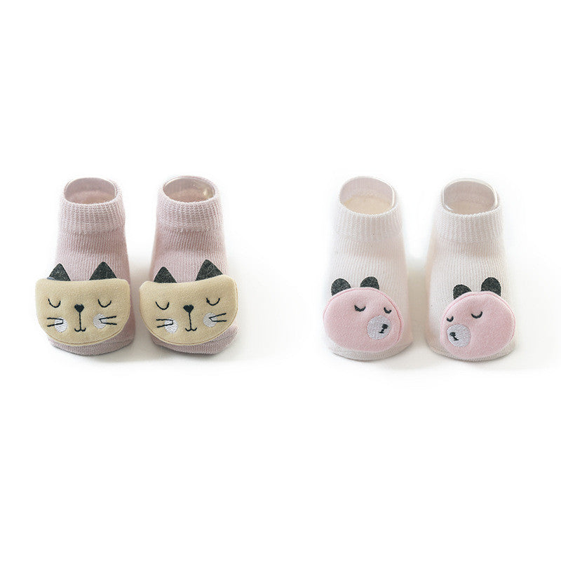 2 Pairs Of Baby Socks Spring And Summer Thin