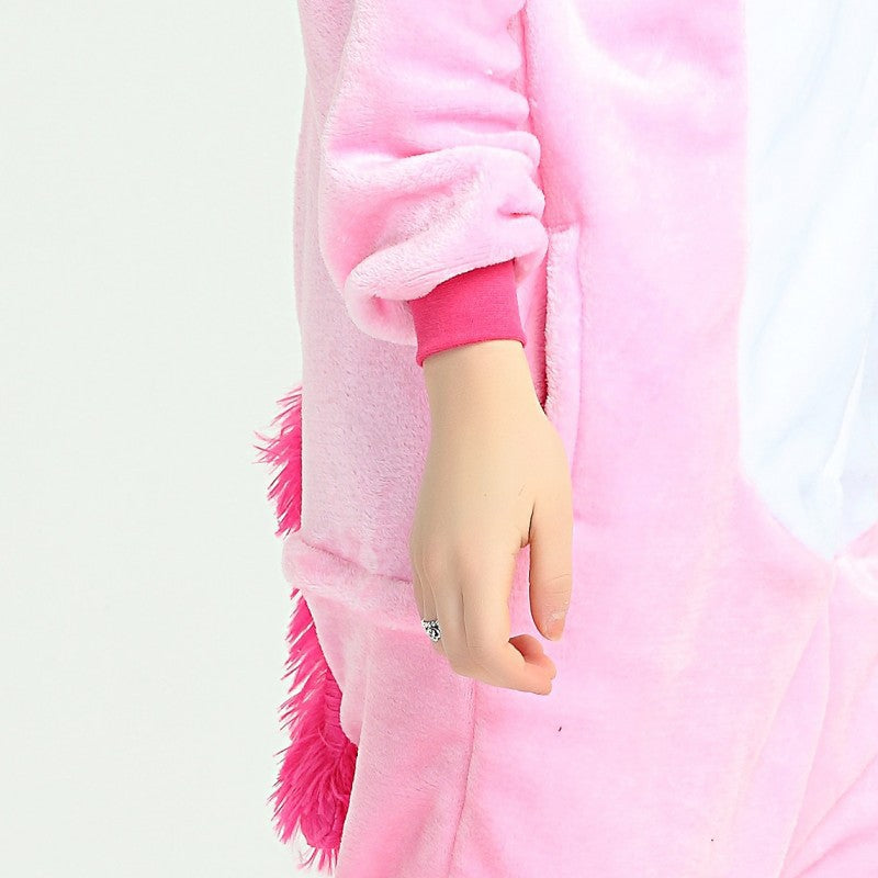 Flannel Cute Cartoon Animation Animal Pajamas Minotaur Elk Husky One-Piece Pajamas For Men And Women