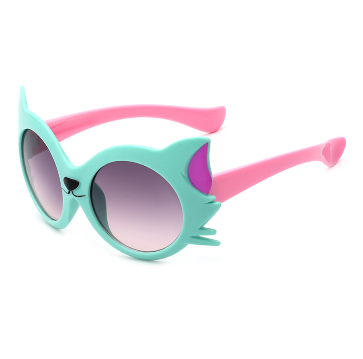 2021 new cat eye children's sunglasses UV protection sunglasses Fashion children's sunglasses