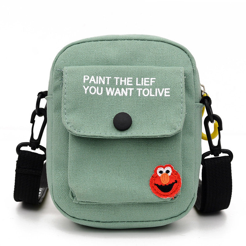 Canvas messenger bag