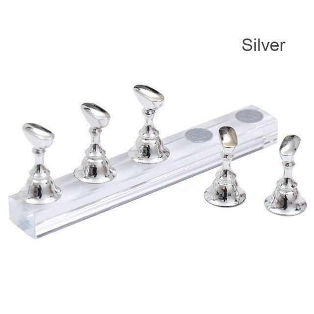 Japanese nail art checkerboard bracket