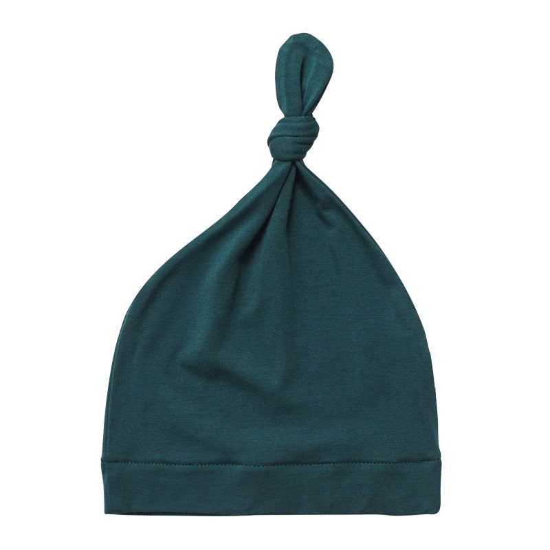 New Bamboo Fiber Thin Baby Hat Pullover
