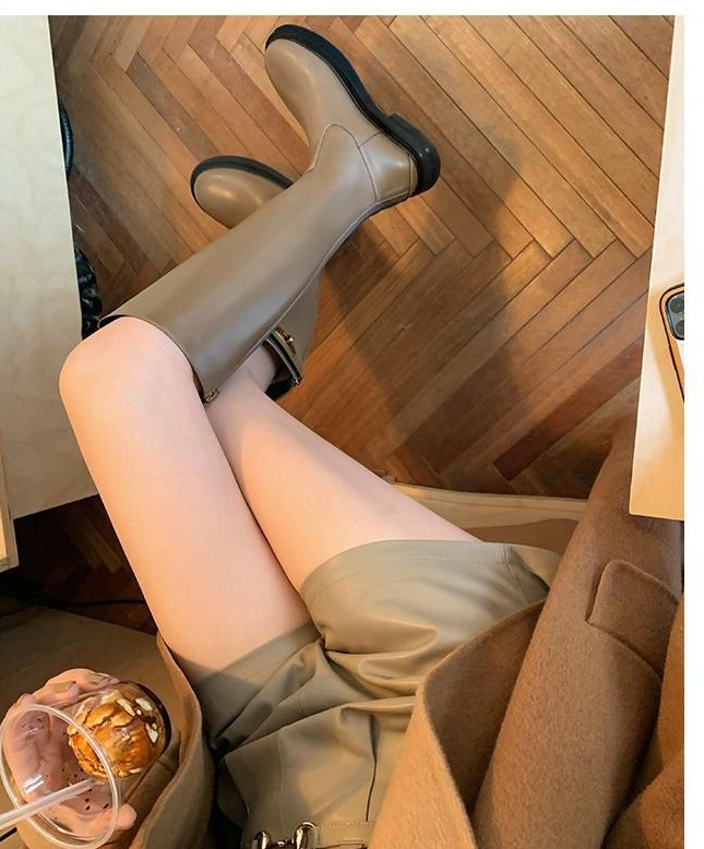 Tall Tube Knight Boots Female Autumn Winter