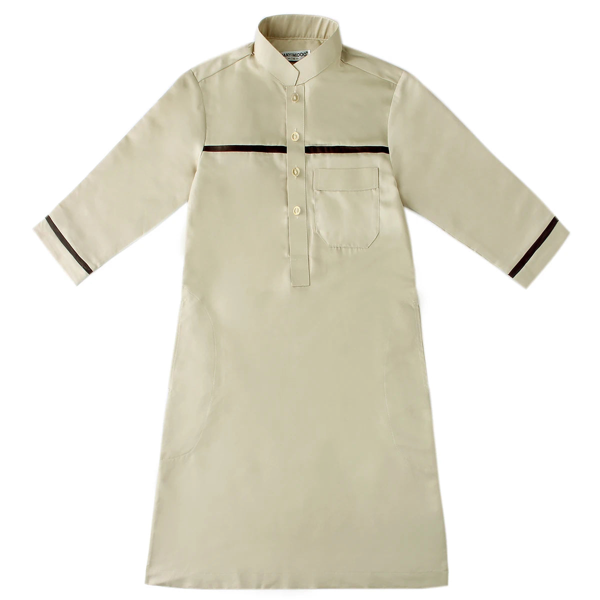 Muslim Arab Jubba Boys Robe Kids Abayas Kaftan Islamic Clothing Long Sleeve Thobe Middle East Teenage Clothing Ramadan Dress Eid