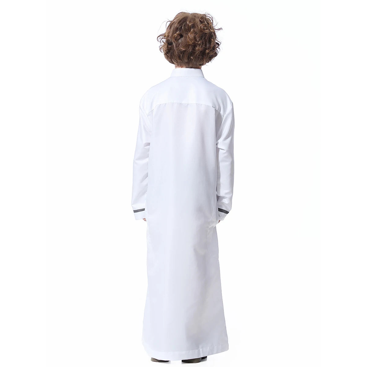 Muslim Arab Jubba Boys Robe Kids Abayas Kaftan Islamic Clothing Long Sleeve Thobe Middle East Teenage Clothing Ramadan Dress Eid