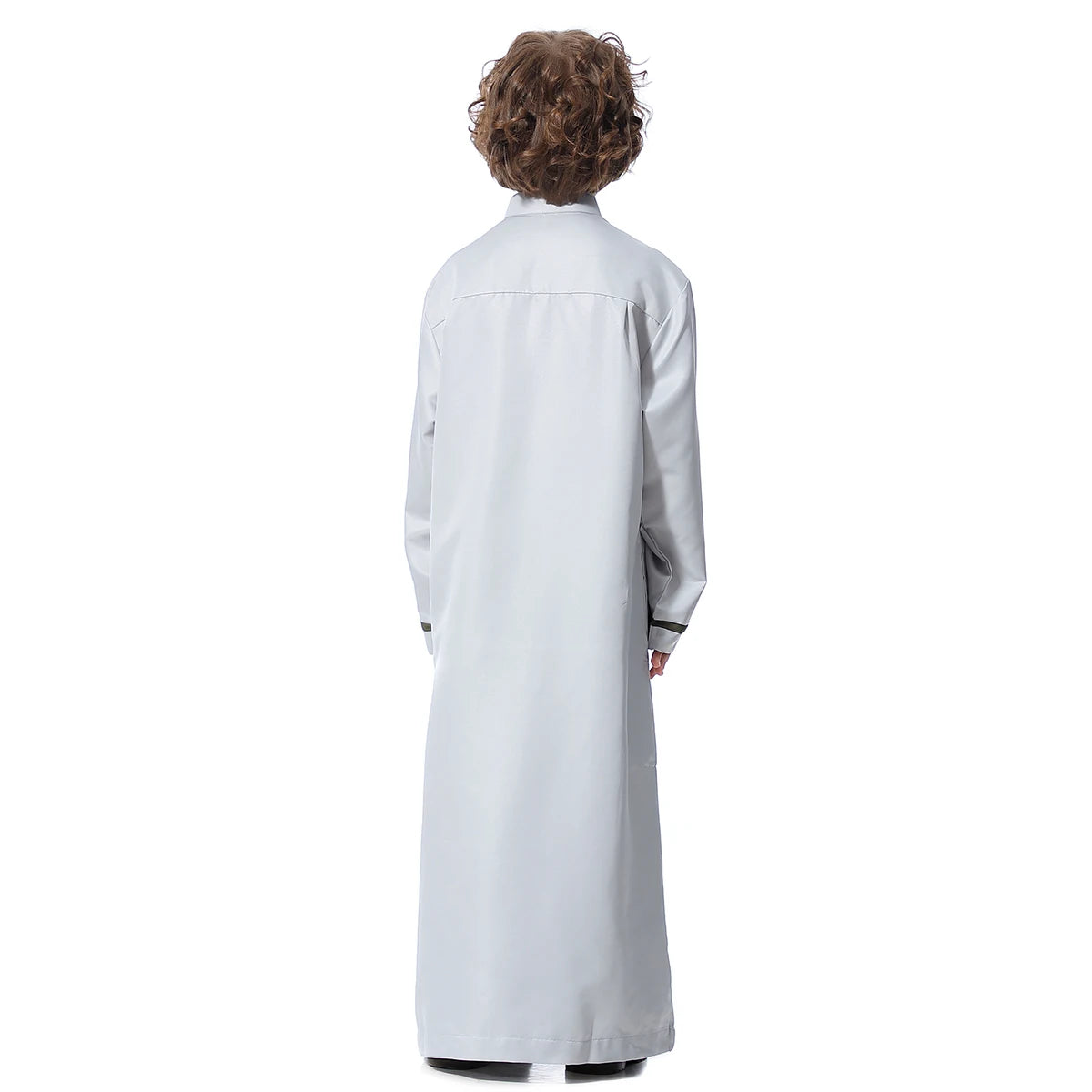 Muslim Arab Jubba Boys Robe Kids Abayas Kaftan Islamic Clothing Long Sleeve Thobe Middle East Teenage Clothing Ramadan Dress Eid