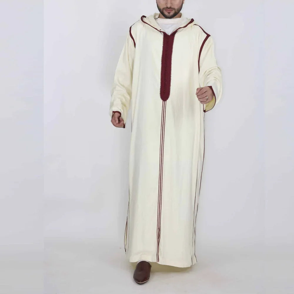New 2025 Islam Muslim Men Clothing Loose Jubba Thobe Abaya Tenue Musulmane Pour Homme Caftan Islamic Robes Pakistan Arabia Dress