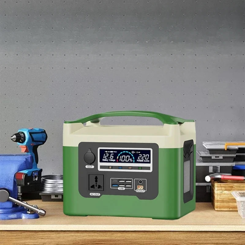 220V Portable Energy Storage Power Supply, 1500W/1000Wh Outdoor Power Station,camping Large CapacityOutdoor Mobile Power Supply,