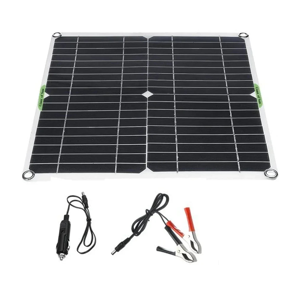 Monocrystalline Silicon Solar Panel Kit 200 Watts Efficient Power Generation Suitable for Black Color Scheme