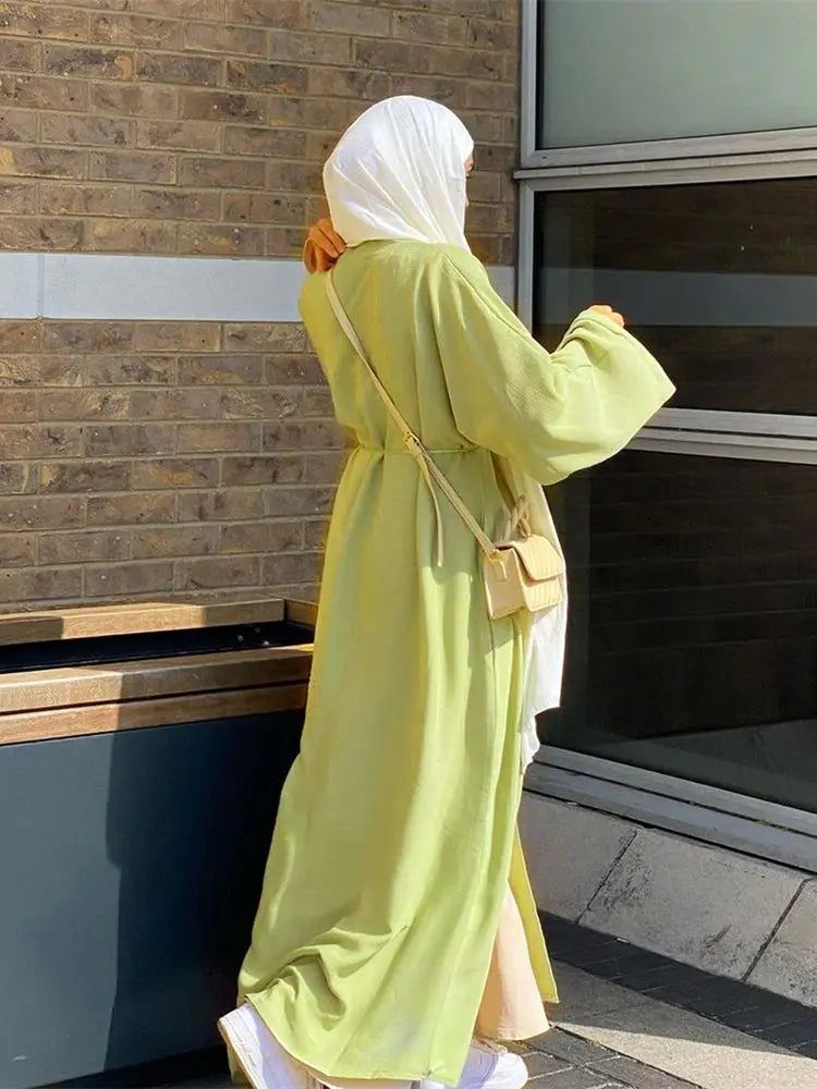 Ramadan Eid Dubai Abaya Kaftan Muslim Long Dress Turkey Prayer Islam Abayas For Women Robe Kimono Femme Musulmane Kaftan Marroco