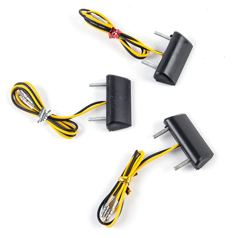 1pc 12V LED light Waterproof Motorcycle License Light Motorcycle License Plate Rear tail light