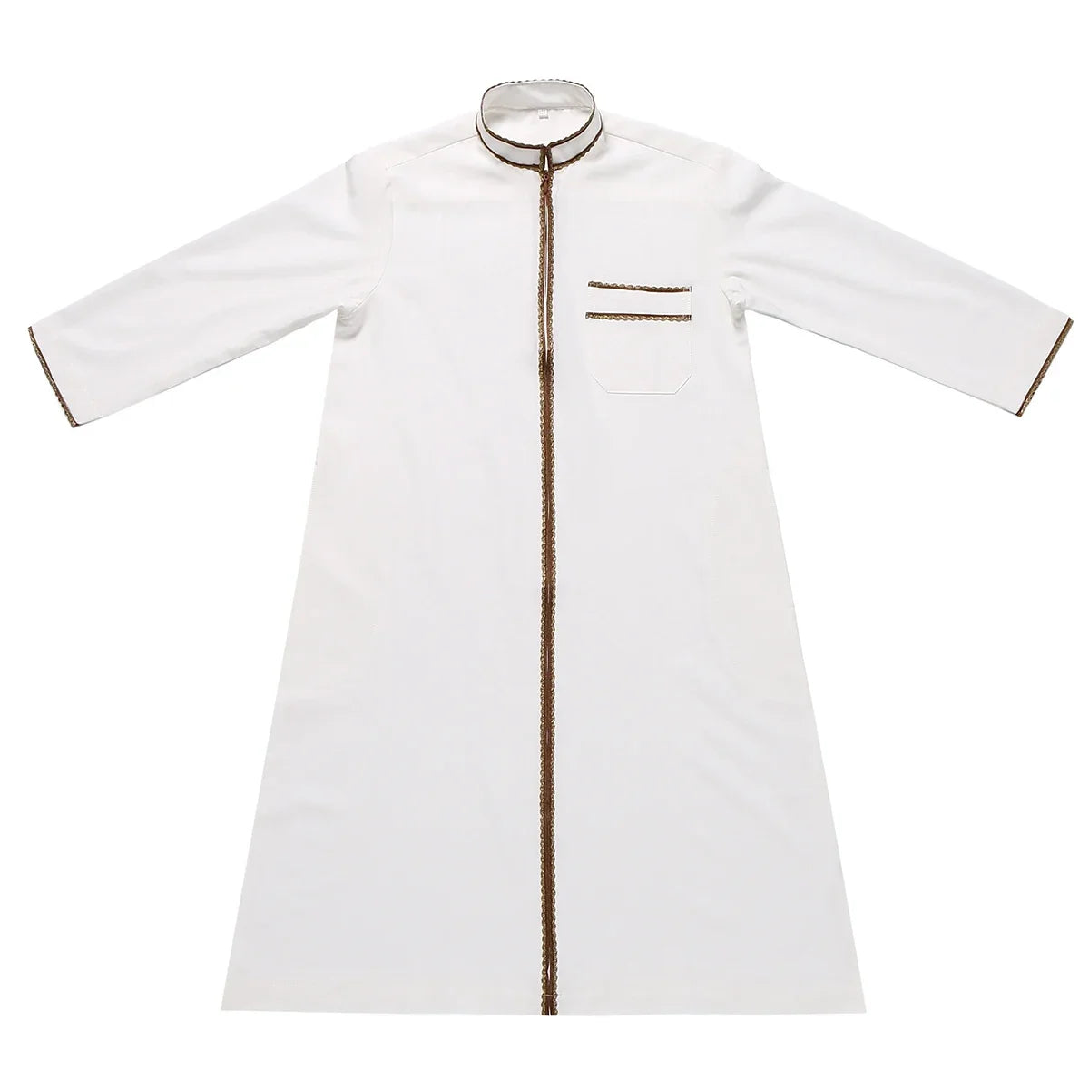 Turkish Muslim Kids Abaya Jubba Thobe Kimono Boy Thobe Thawb Caftan for Children Islam Eid Clothing Long Robe Dress Dubai Saudi