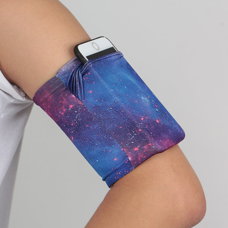 Outdoor Fitness Mobile Sports Stretch Armband Arm Handbag