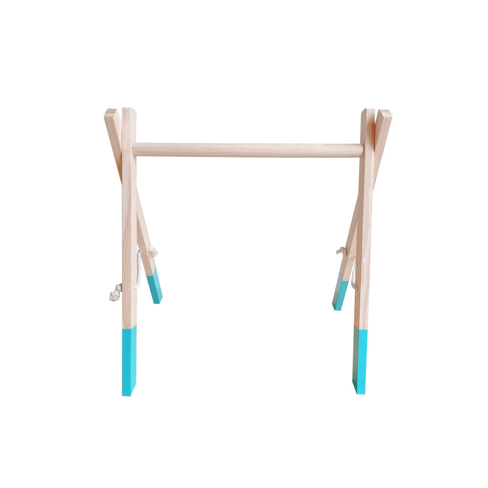 Decorative Nordic Style Wooden Fitness Equipment Ornaments