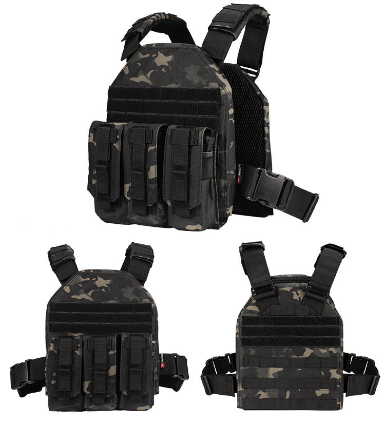 Outdoor Military Fan Breathable Camouflage Tactical Suit CS Vest For Training Tactical Vest