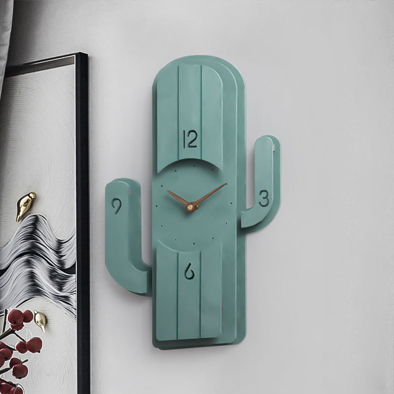 Nordic Wooden Clock Wall Clock Living Room Personality Creativity