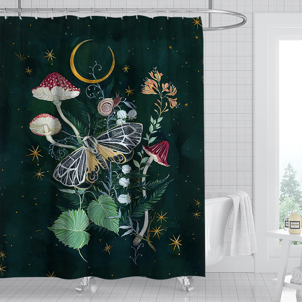 Digital Print-free Bathroom Curtain