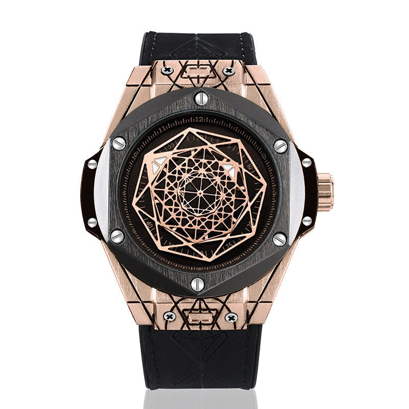 Silicone Male Student Waterproof Quartz Watch