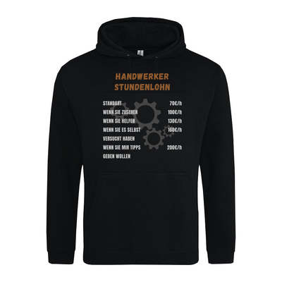 European And American Printing Plus Velvet Artisans Hourly Hoodie