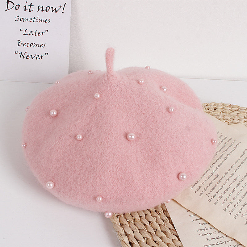 Beaded Princess Beret For Babies Or Children