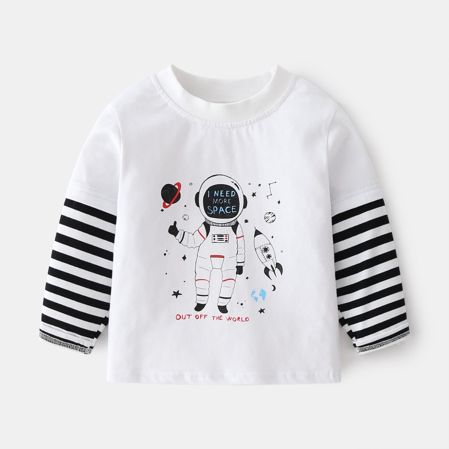 Cotton Round Neck Non-hooded Children's Clothing Cute Fashion Casual Children's Clothing