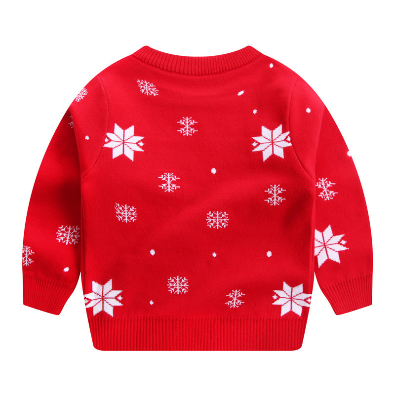 Christmas Tree Knitted Sweater For Boys And Girls