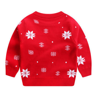 Christmas Tree Knitted Sweater For Boys And Girls