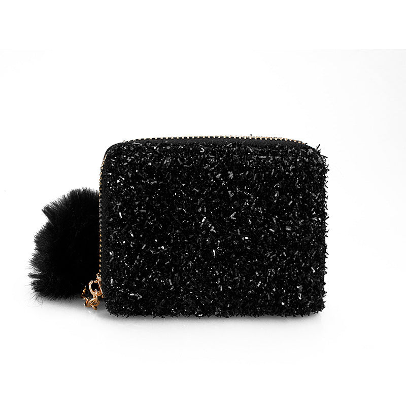 Short Solid Color Mini Multi-Card Small Wallet