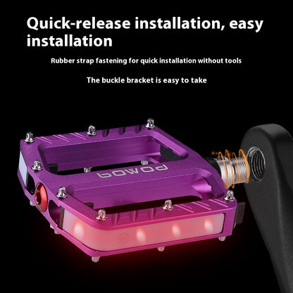 Bicycle Luminous Pedal Mountain Highway Vehicle Aluminum Alloy Pedal