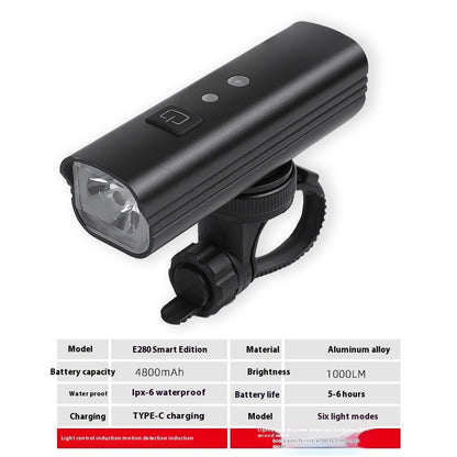 New Bicycle Headlight USB Rechargeable Cycling Light Suit