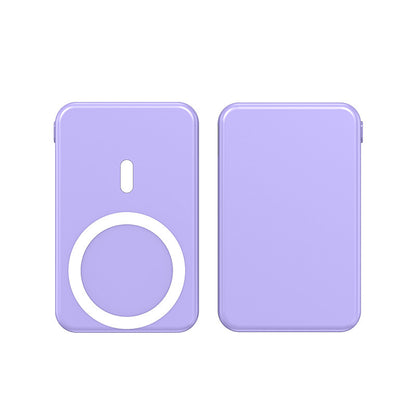 Magnetic Suction Wireless Charging Treasure Large Capacity Folding Bracket Mobile Power Supply