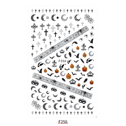 New Nail Sticker Santa Claus Decal Strap Adhesive