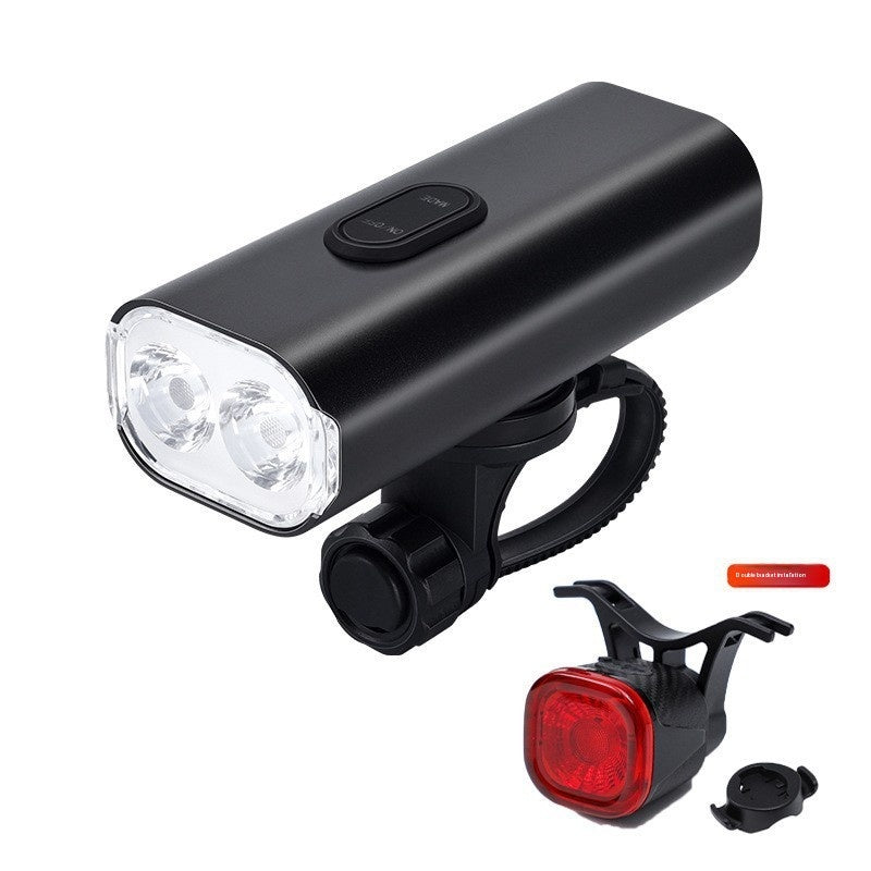 New Bicycle Headlight USB Rechargeable Cycling Light Suit